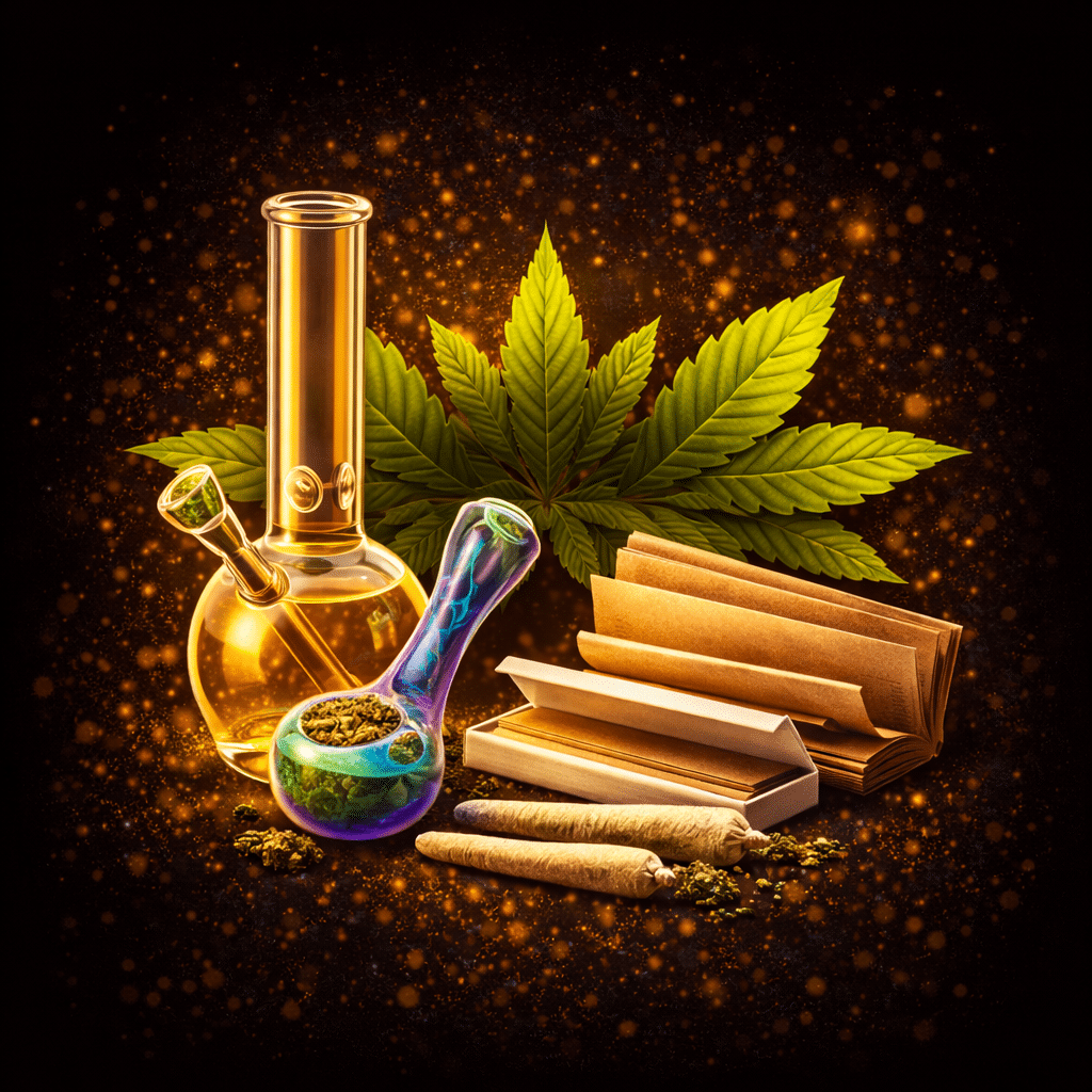 CBD accessories (rolling papers, bongs, pipes) - Buy online