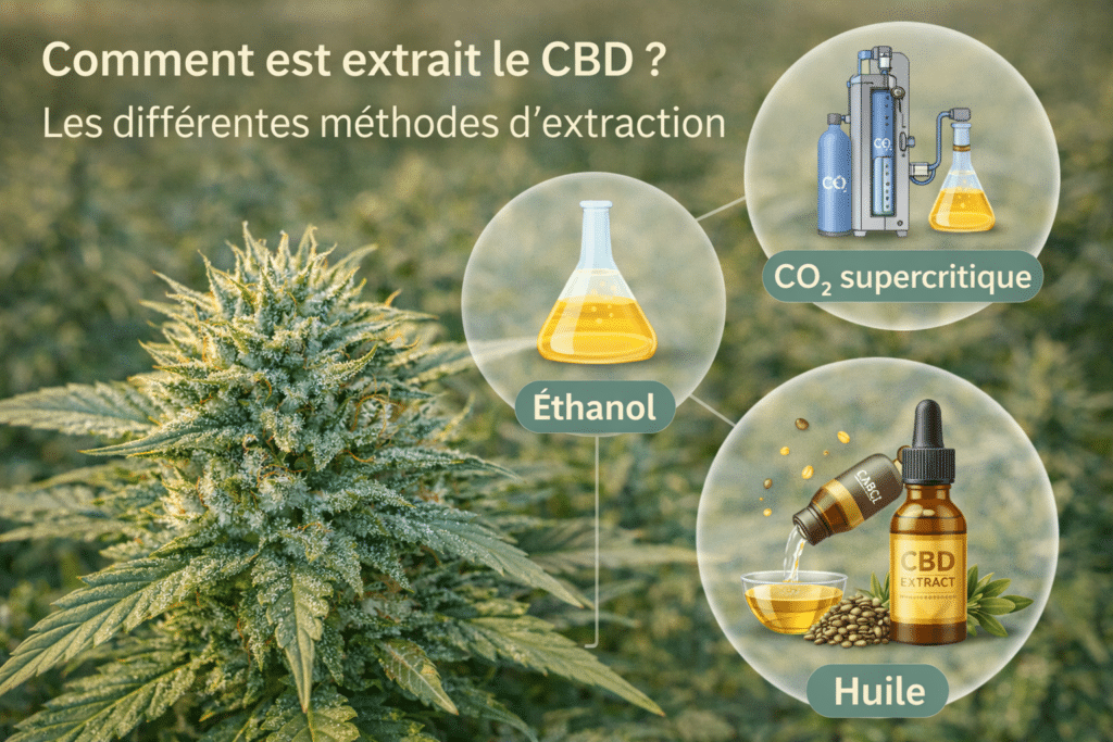 Comment est extrait le CBD Les différentes méthodes d’extraction