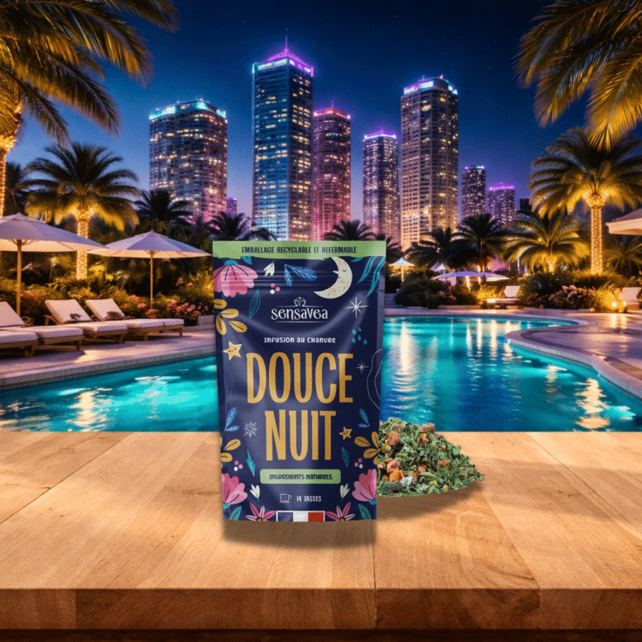 Infusion et Tisane CBD Douce Nuit Sensavea – 100% BIO