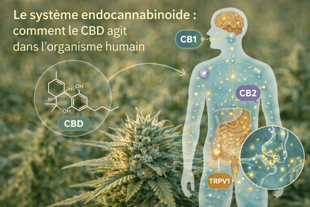 Le système endocannabinoïde comment le CBD agit dans l’organisme humain