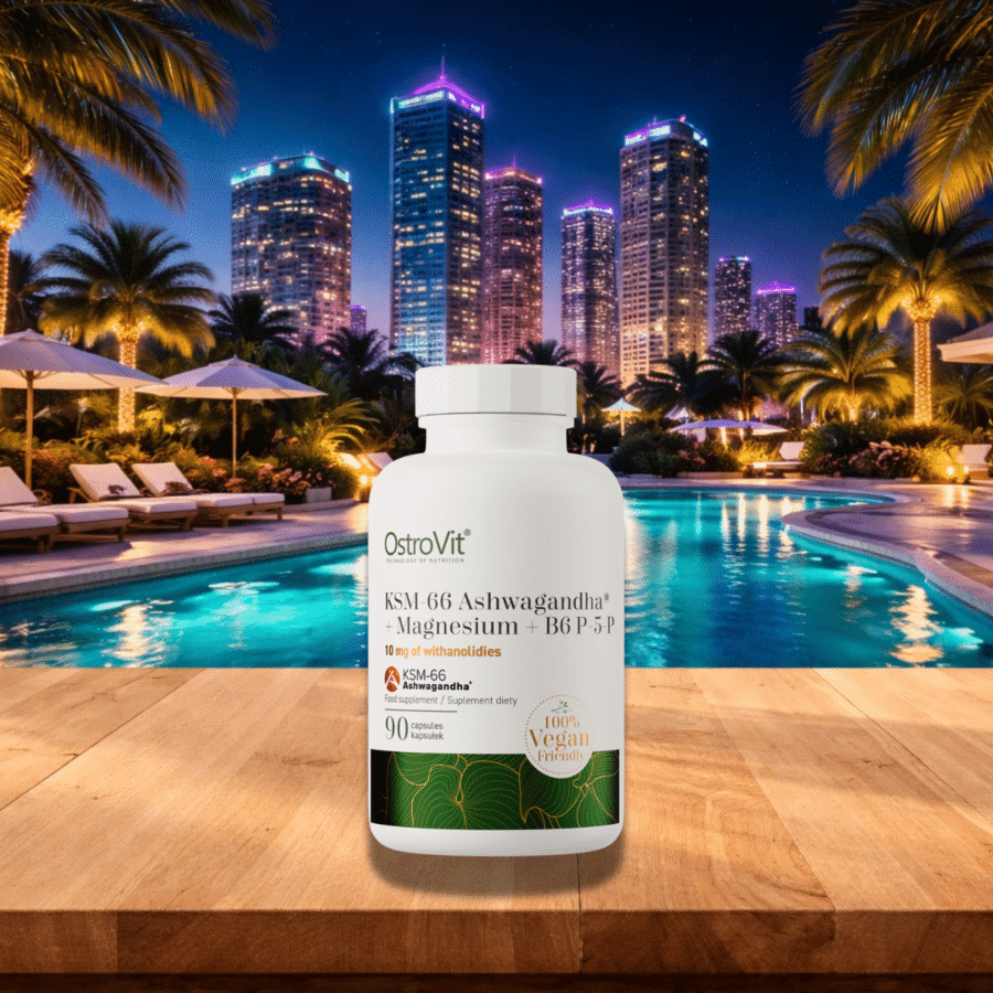 OstroVit KSM-66 Ashwagandha + Magnesium + B6 P-5-P - 90 caps