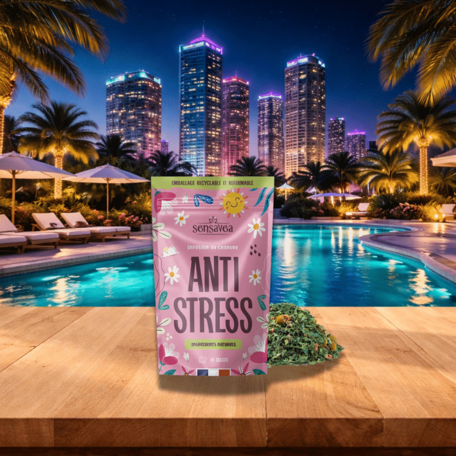 Sensavea Anti Stress CBD Infusion &amp; Örtte - 100% EKOLOGISK