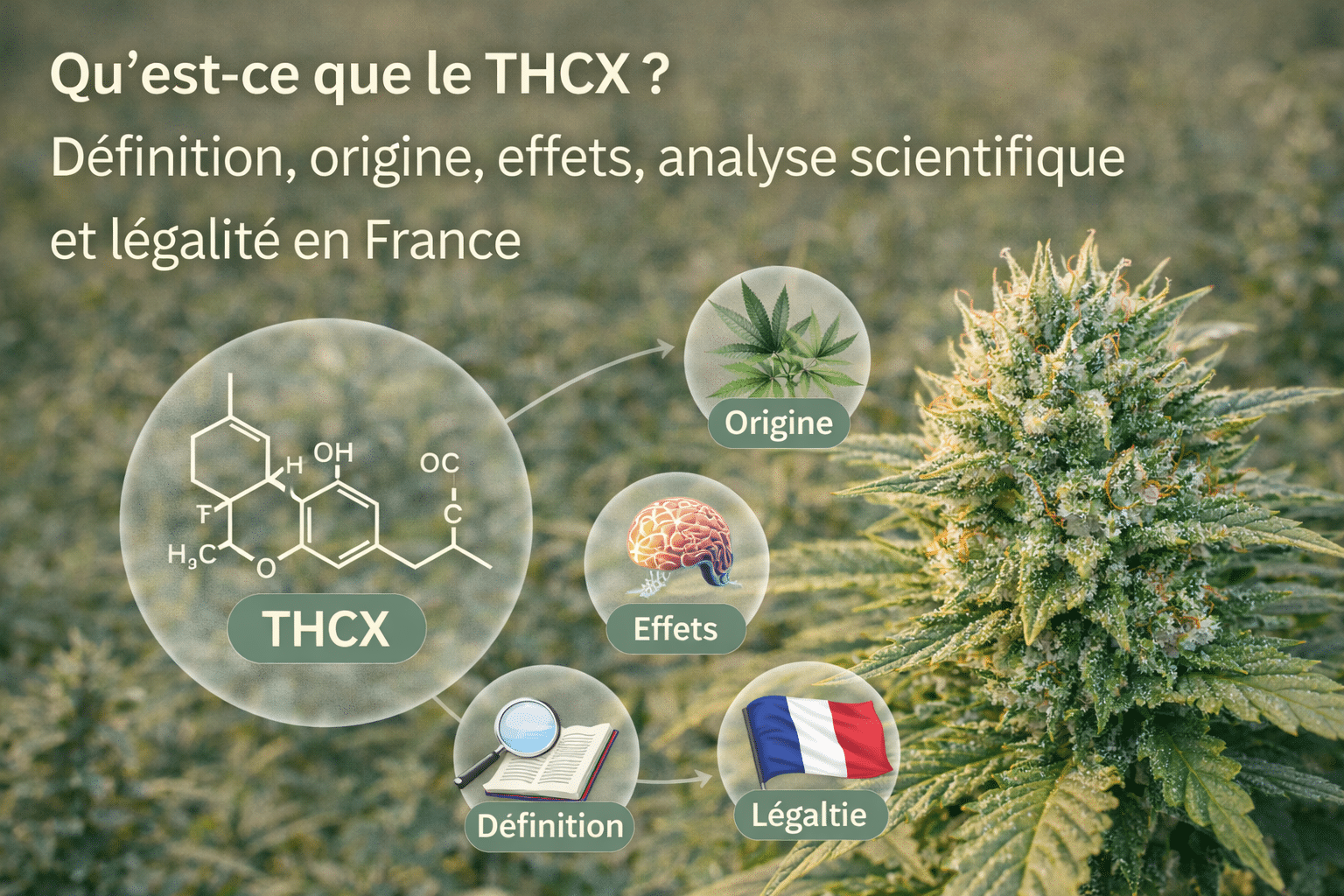 Qu’est-ce que le THCX Définition, origine, effets, analyse scientifique et légalité en France