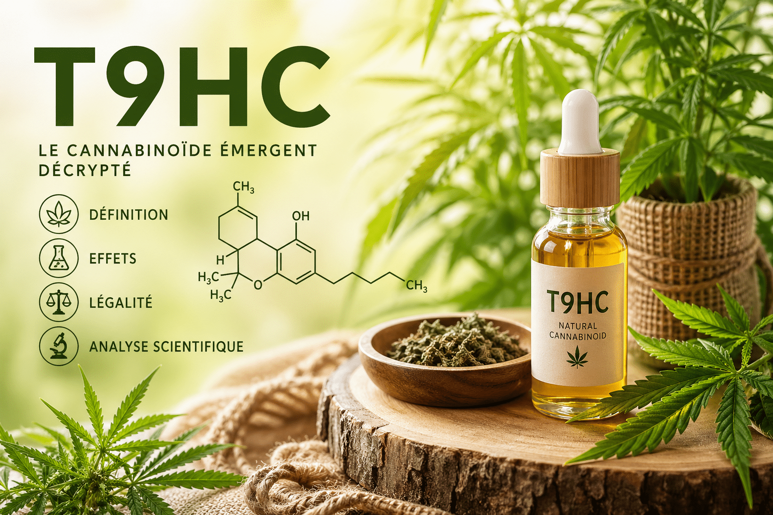 T9HC définition, effets, légalité et analyse scientifique complète de ce cannabinoïde émergent