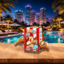 Tabby caramelised chocolate crumble