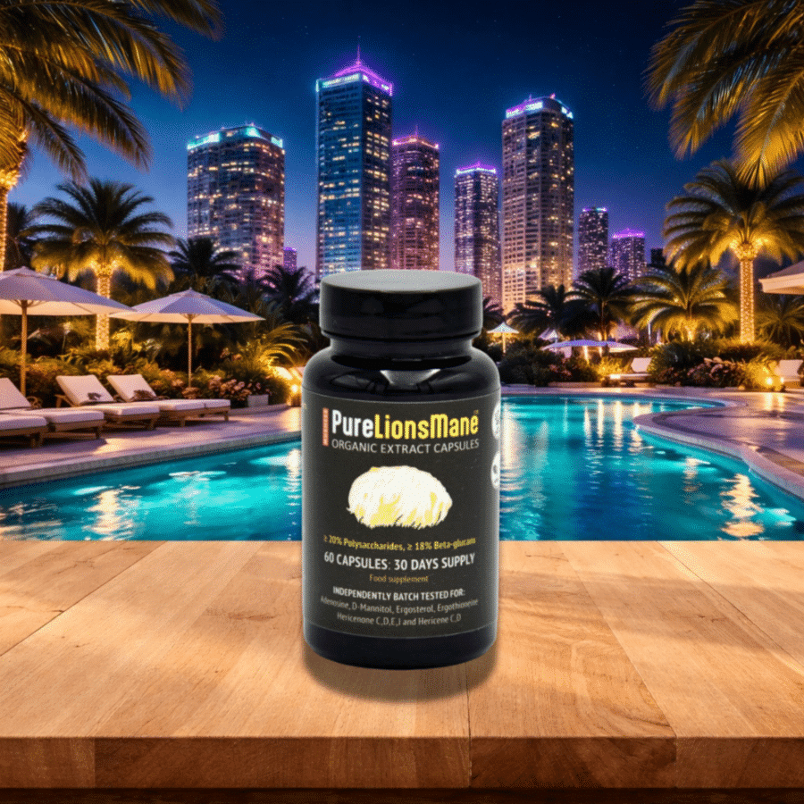 Champignons Adaptogènes PureLionsMane capsules
