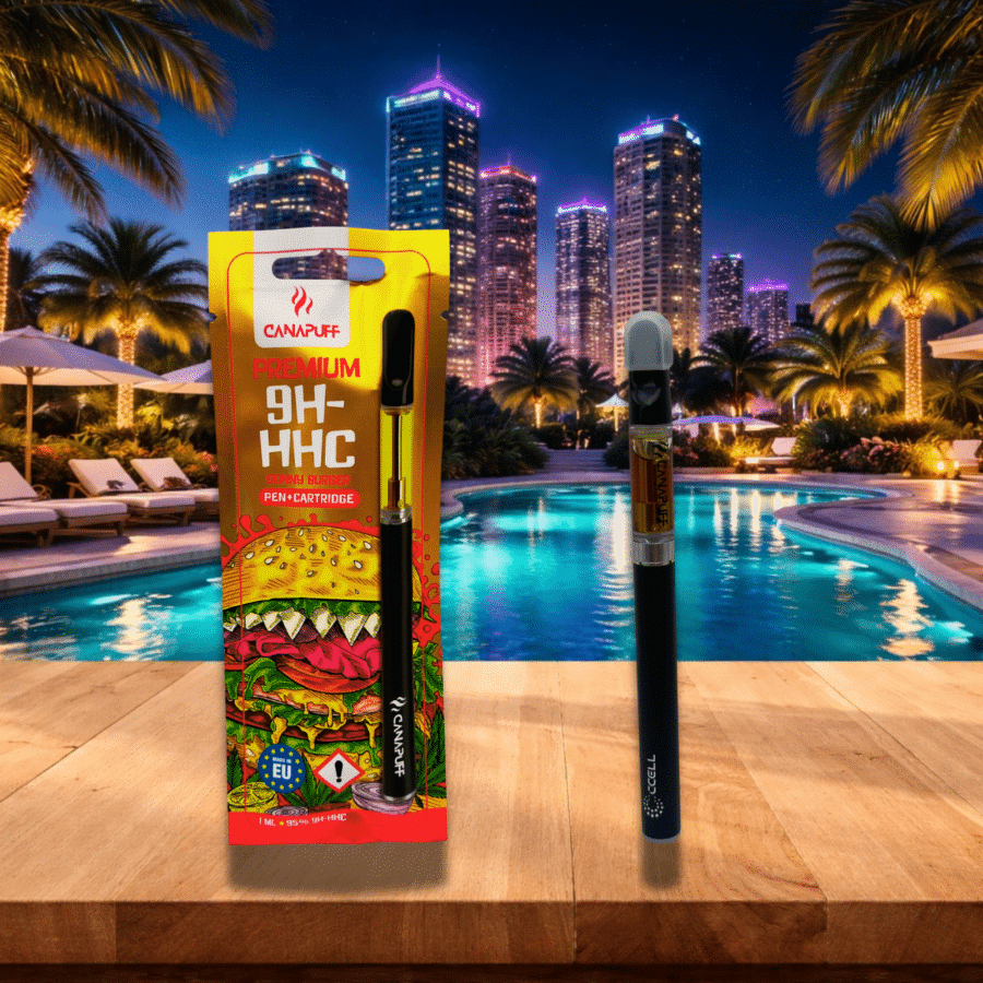 Pen + Cartridge 1ml Donny Burger 9H-HHC Canapuff FREE THC