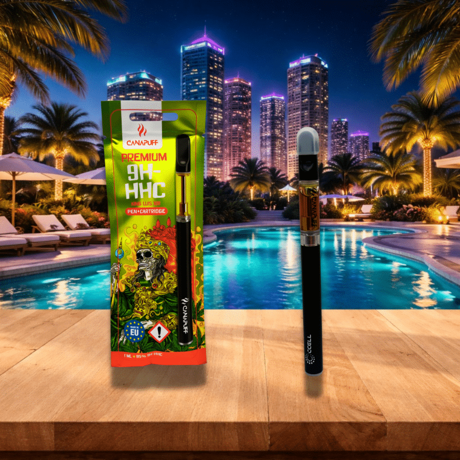 Pen + Cartridge 1ml King Luis XIII 9H-HHC Canapuff FREE THC