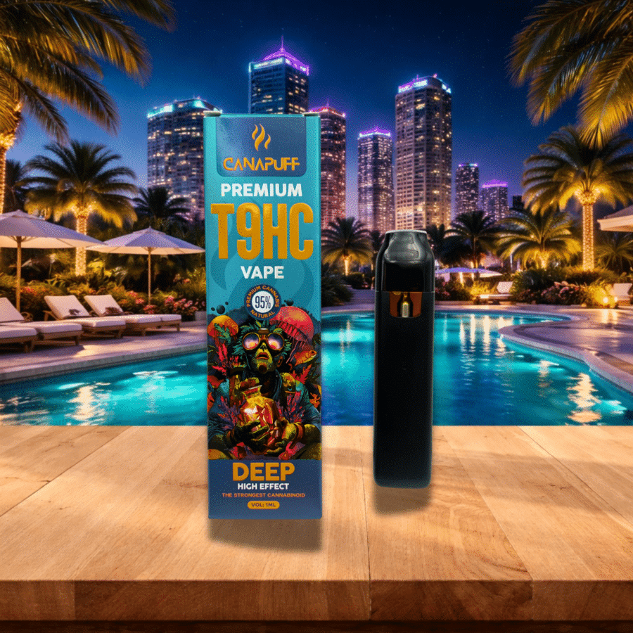Vape 1ml Deep T9HC High Effect Canapuff FREE THC