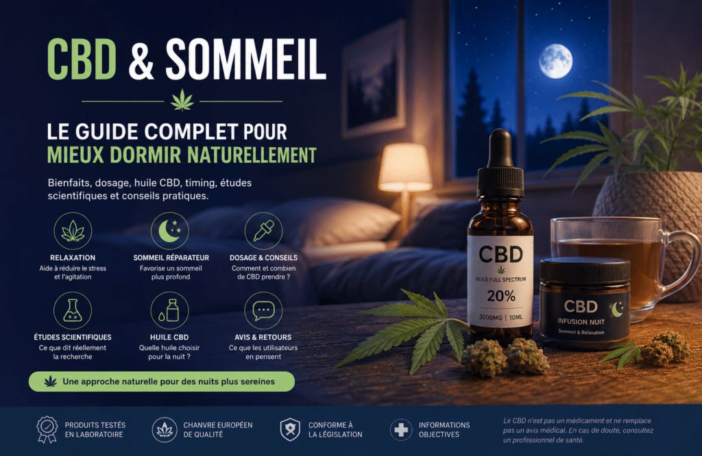 CBD e sono: o canabidiol ajuda mesmo a dormir? Descubra os estudos, a dosagem, quando tomar CBD e qual o óleo a escolher.