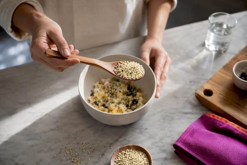 Dosage des graines de chanvre en cuisine