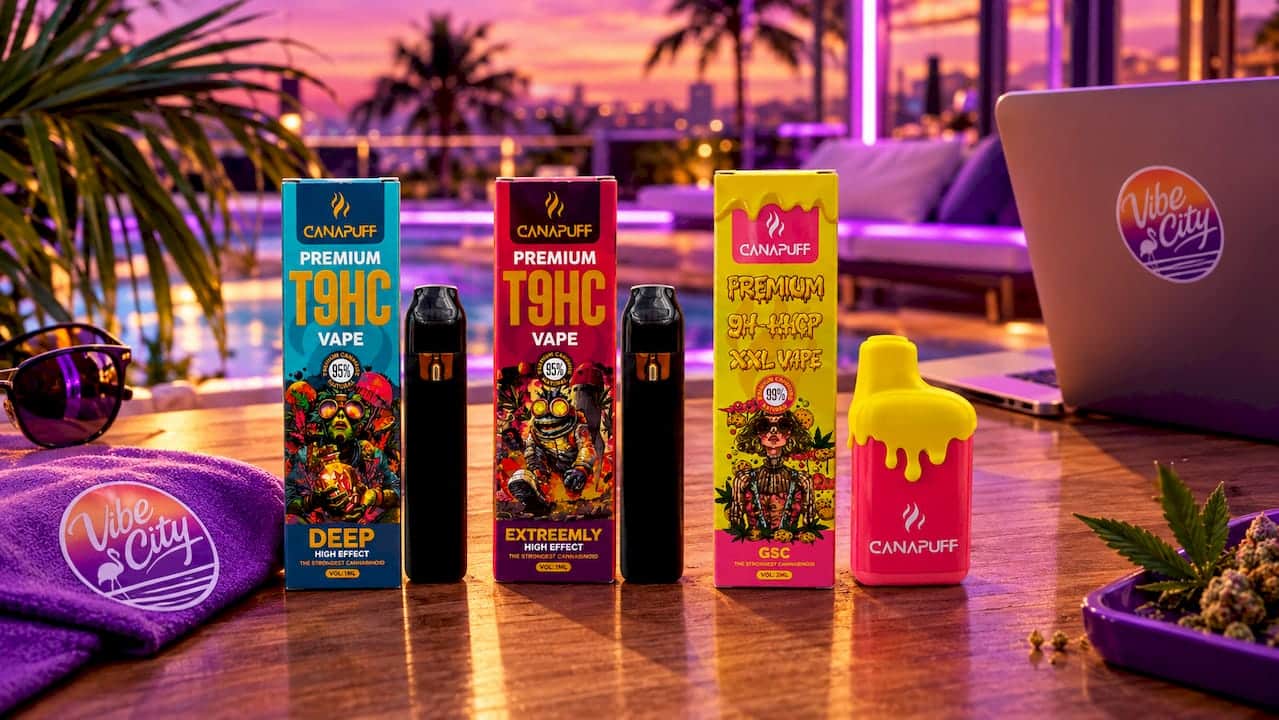 Vape 1ml Deep T9HC High Effect Canapuff GRATIS THC