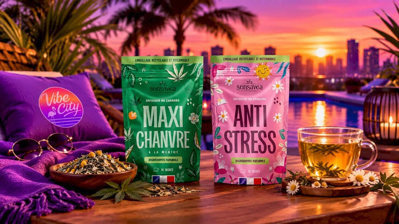 Infusion & Herbal Tea CBD Maxi Hemp Sensavea – 100% ORGANIC