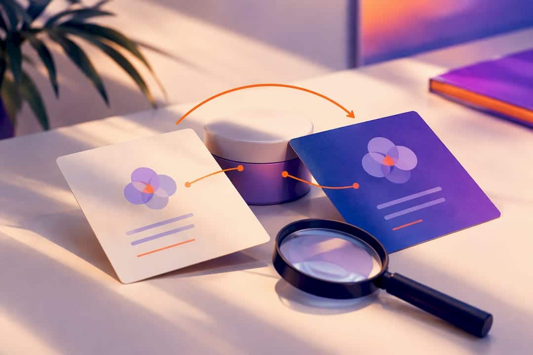 Correspondance visuelle entre le COA et le numéro de lot